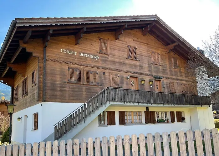 Spitzhorn - Your Peak Getaway - Private Terrasse & Gratis Parkplatz アパート Gsteig